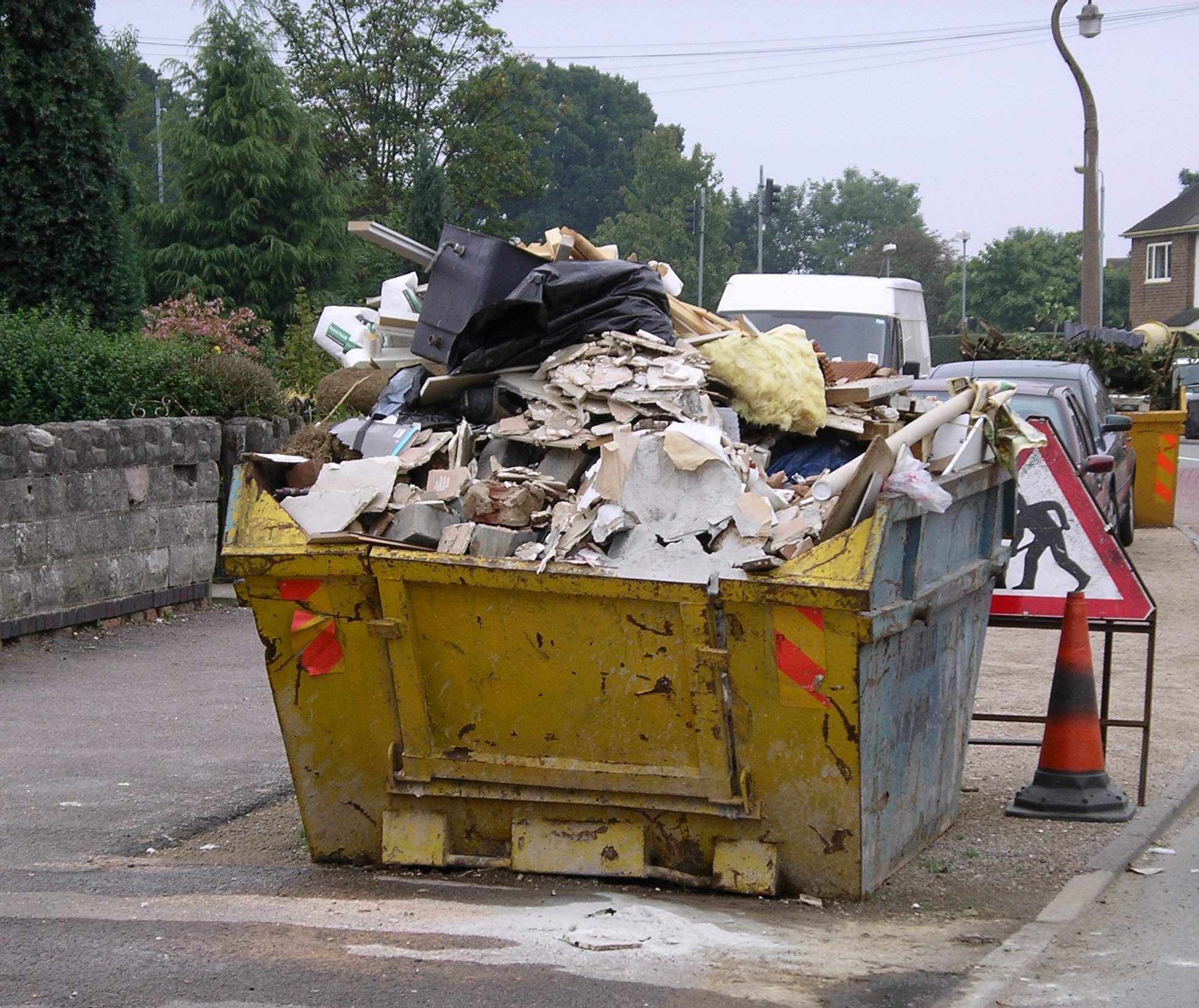 Skip Containing Rubbish